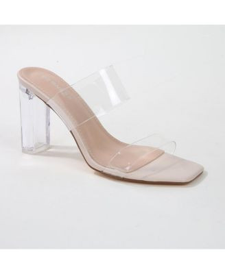 BERNESS Emmi Clear Strappy Mule - Macy's | Macy's