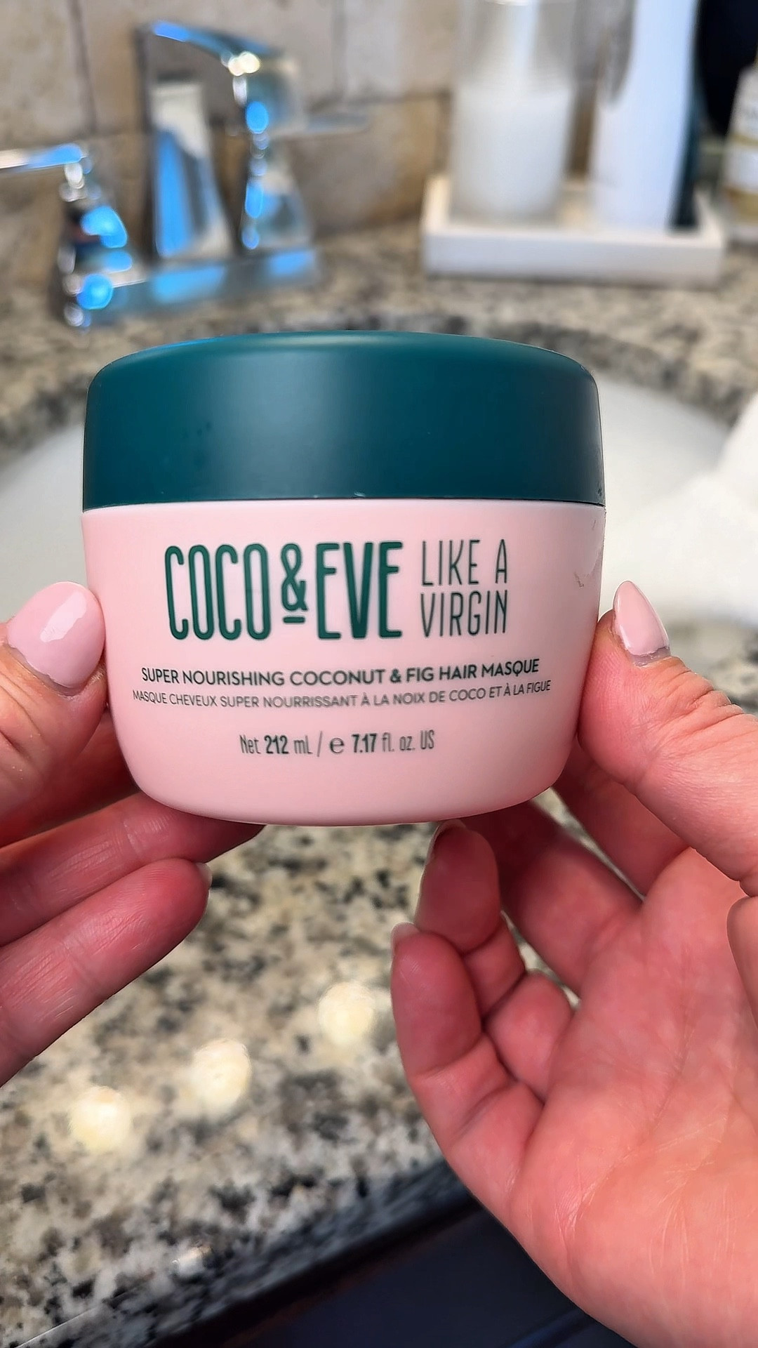 I’m so glad I tried this hair mask from Coco and Eve because I love how it smells and leaves my hair so pretty! #hairmask #hairproduct #damagedhair #shinyhair #silkyhair￼

#LTKBeauty #LTKselfcare