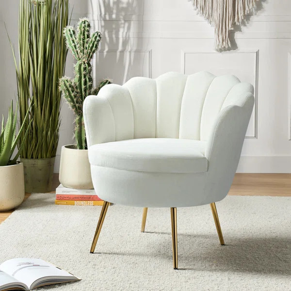 Hendrix Velvet Barrel Chair | Wayfair North America