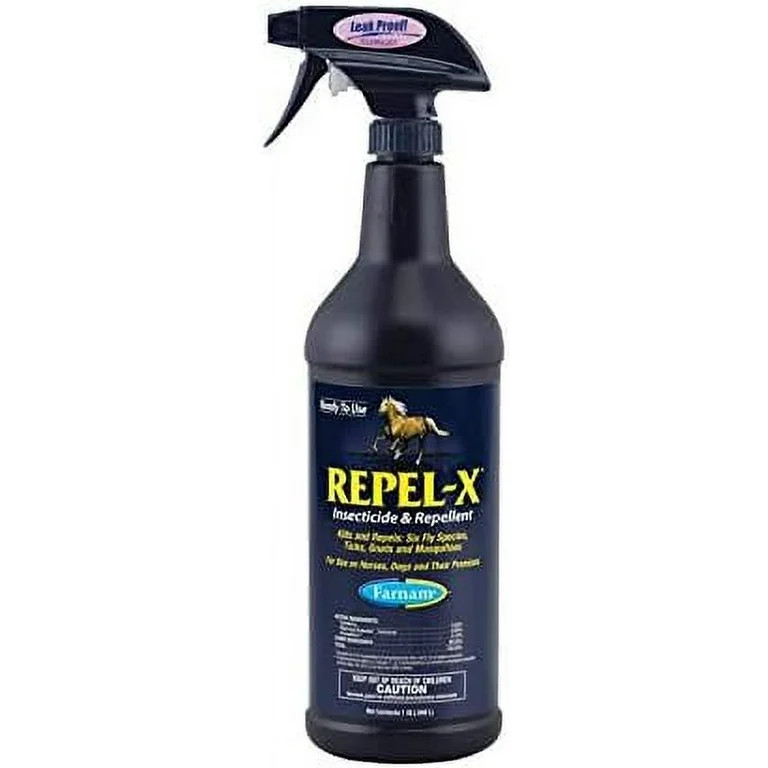 Farnam Repel-X Ready-To-Use Fly Spray, Insecticide And Repellent For Horses And Dogs, 32 Fluid Ou... | Walmart (US)