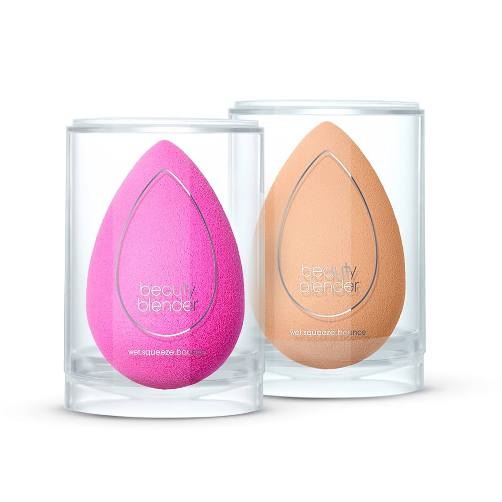 Beautyblender® | Original Pink + Nude Beauty Blender 2-Piece Bundle for Blending Foundations, Po... | Amazon (US)