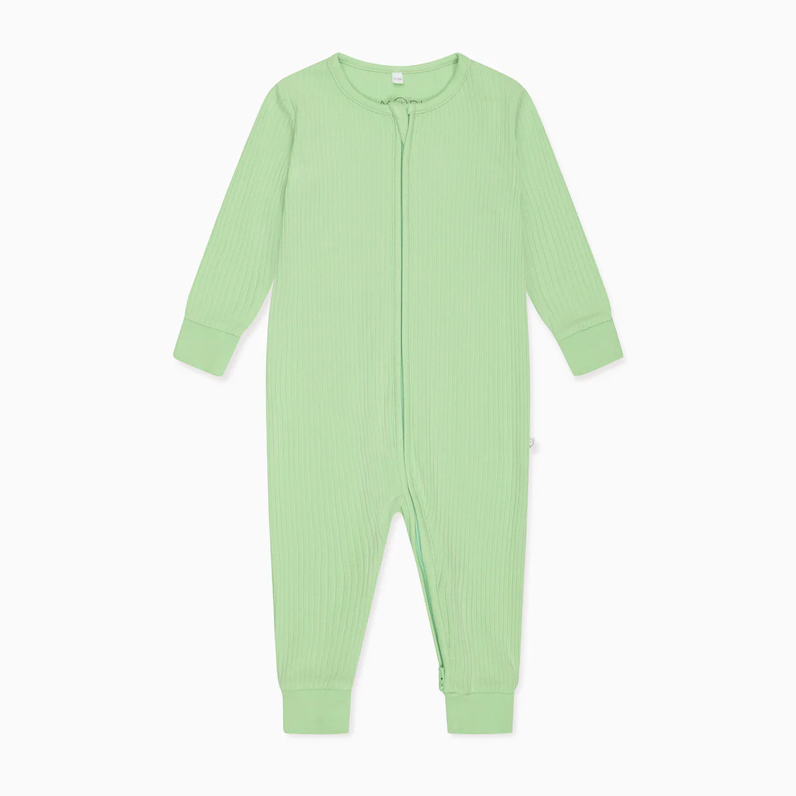 Ribbed Clever Zip Snug Fit Pajamas | Baby Mori (US)