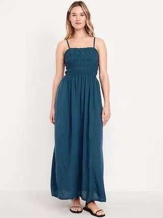 Fit & Flare Sleeveless Maxi Dress | Old Navy (US)