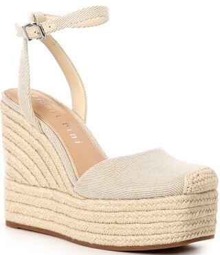 Gianni Bini Scottie Raffia Jute Platform Espadrille Wedges | Dillard's | Dillard's