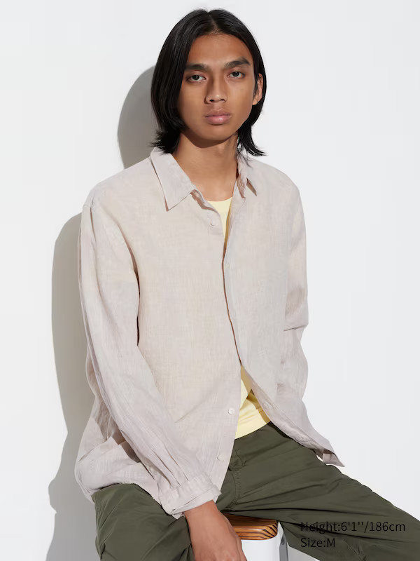 Premium Linen Shirt | UNIQLO (UK)