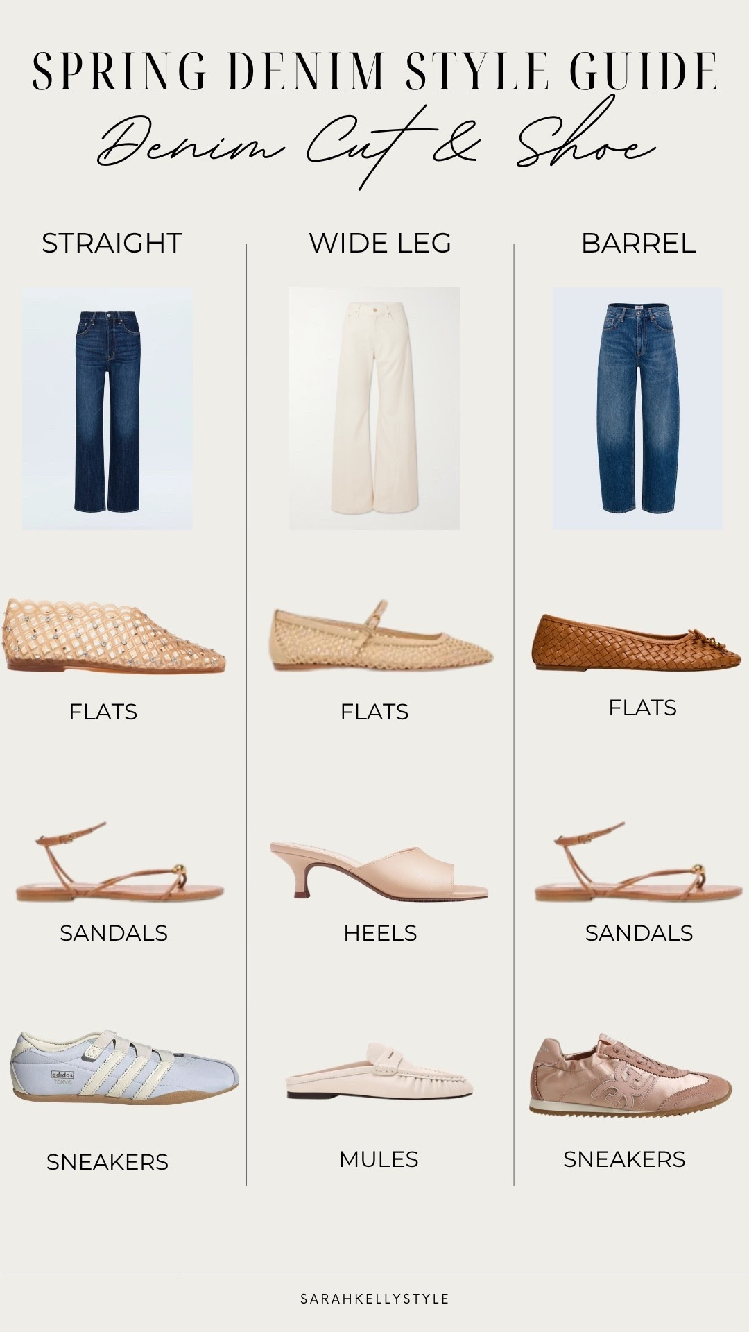 You don’t need more shoes this spring…
you need better pairings.

The biggest mistake I see?
Wearing the same shoes with every jean silhouette — and wondering why the outfit feels off.

Straight leg, wide leg, barrel, cropped…
they all change the balance of your look.

And the right shoe?
That’s what makes your outfit feel intentional instead of thrown together.

These are the exact styles I reach for to make denim look polished, flattering, and effortless — without overthinking it.

#LTKSeasonal #LTKootd #LTKgrwm