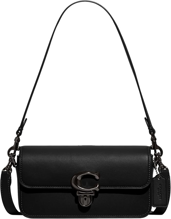 Coach Unisex's Glovetanned Leather Studio Baguette Bag Crossbody, Black | Amazon (CA)