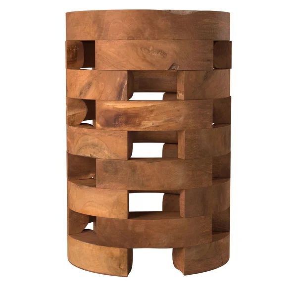 Ramon 18'' Tall Solid Wood Drum End Table | Wayfair North America