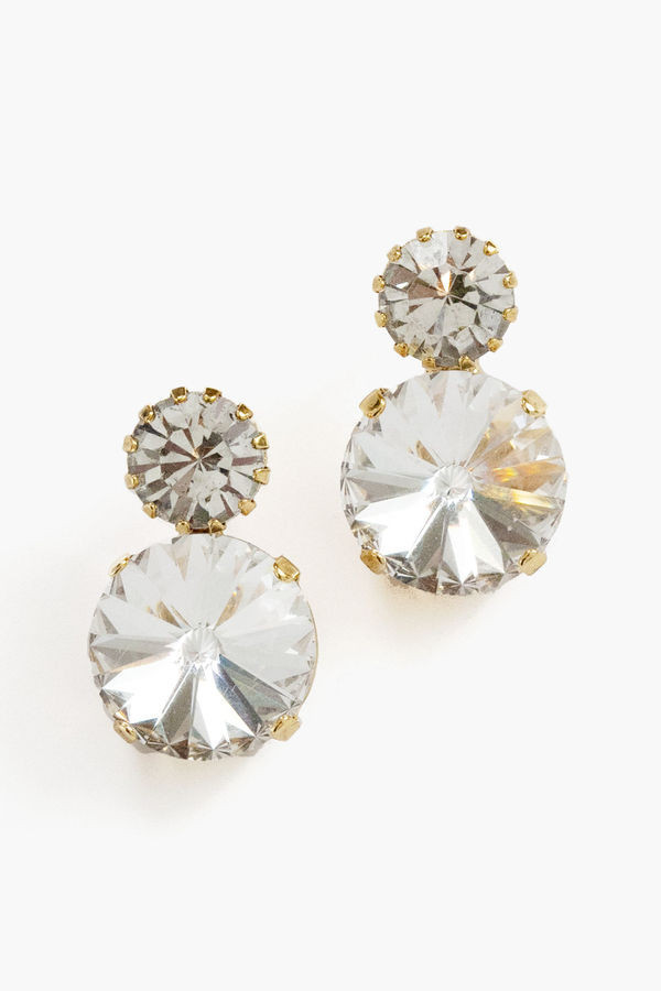 Crystal Antique Gold Myrla Earrings | Tuckernuck (US)