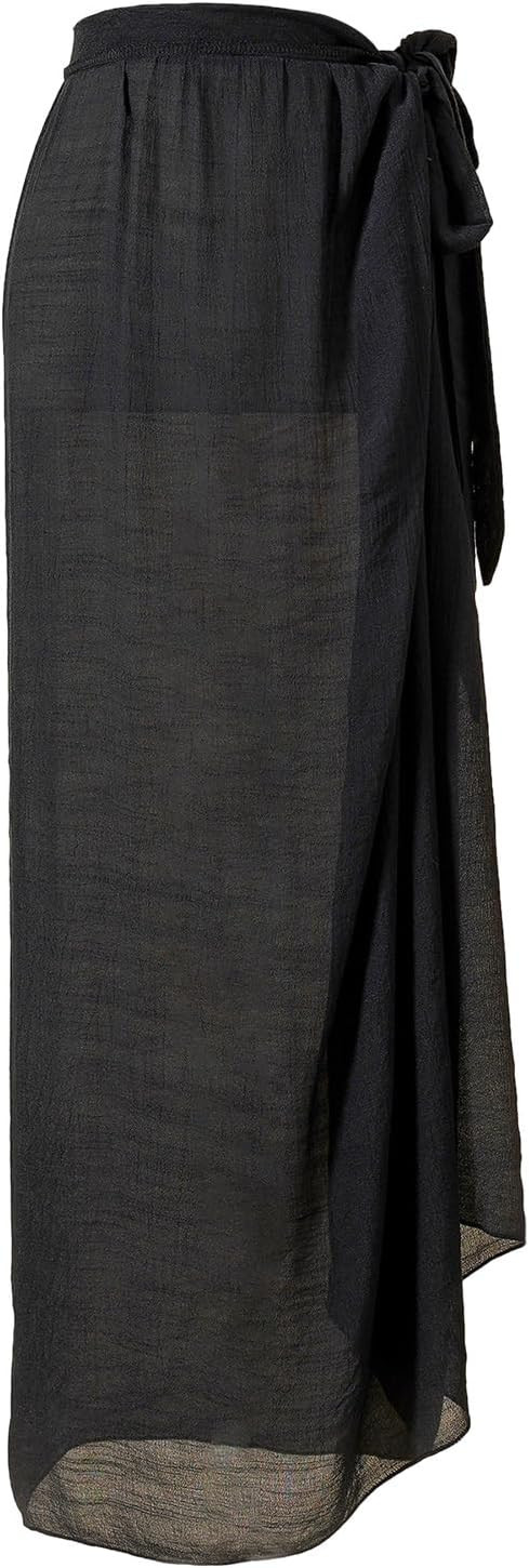 Women Swimsuit Coverup Beach Wrap Dress Bikinis Wrap Skirt Long Sheer Mesh Beach Wrap Skirt Swimw... | Amazon (US)