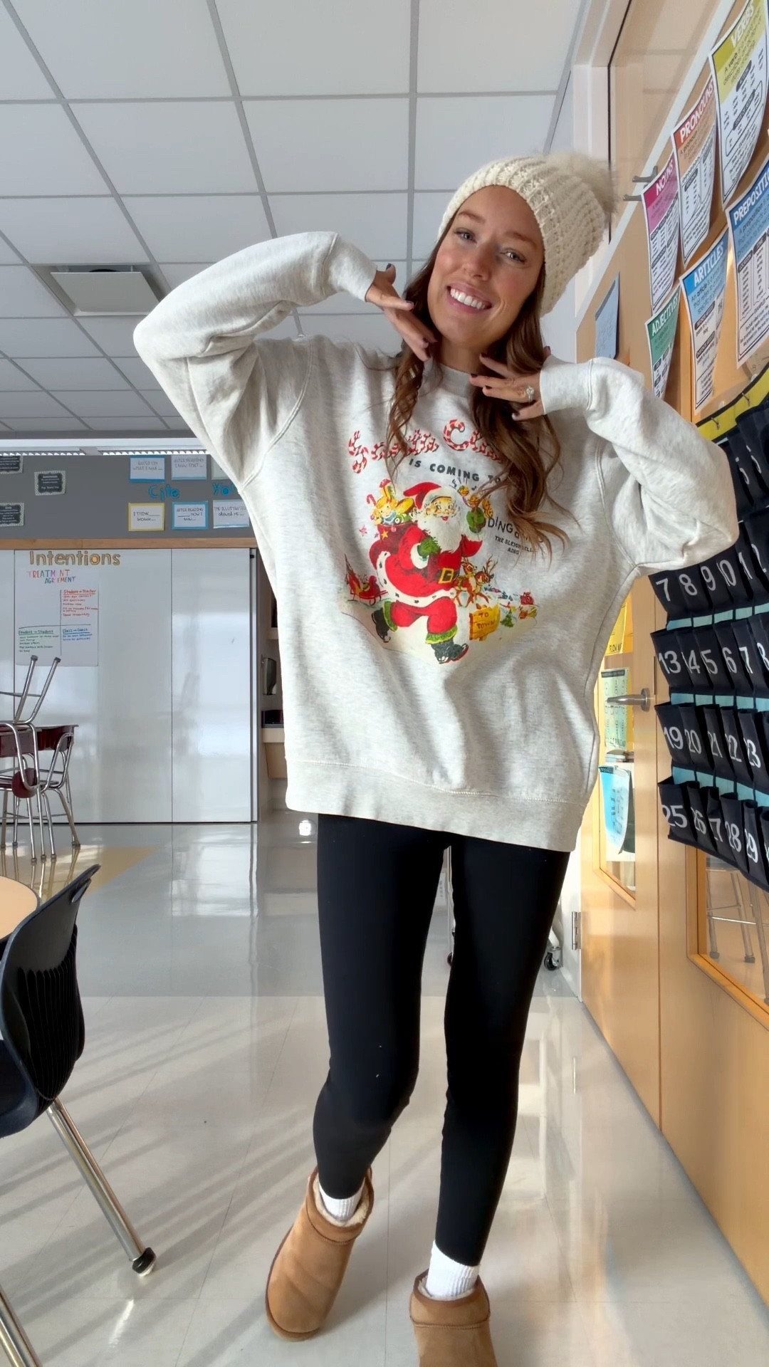 Holiday outfits / holiday sweatshirt / cardigan / Santa / Christmas sweater / Xmas / teacher outfit / outfit ideas 

#LTKootd #LTKHoliday #LTKdayinmylife