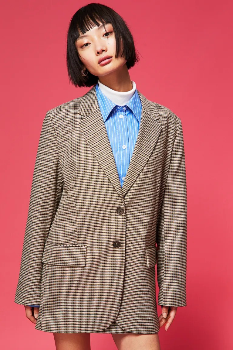 Oversized Single-breasted Jacket | H&M (US + CA)