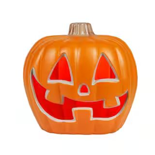 Home Accents Holiday 20 in. Plug-In LED Happy Jack-O-Lantern 23GM52080 - The Home Depot | The Home Depot