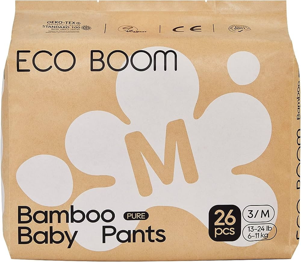 ECO BOOM Training Pants for Toddler Potty, Hypoallergenic for Sensitive Skin, Size 3 Suitable for... | Amazon (US)