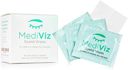MediViz Eyelid Wipes Help You Avoid Crusty Eyelashes, Eyelid Bumps, Ocular Allergies, Demodex Mit... | Amazon (US)