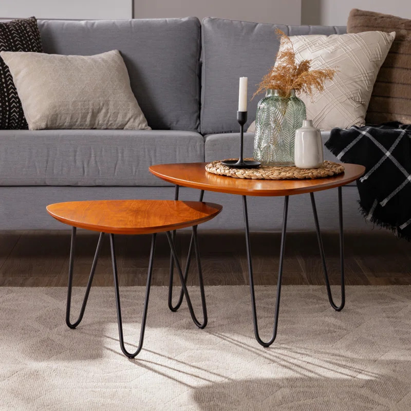 Staplehurst 2 Piece Nesting Tables | Wayfair North America