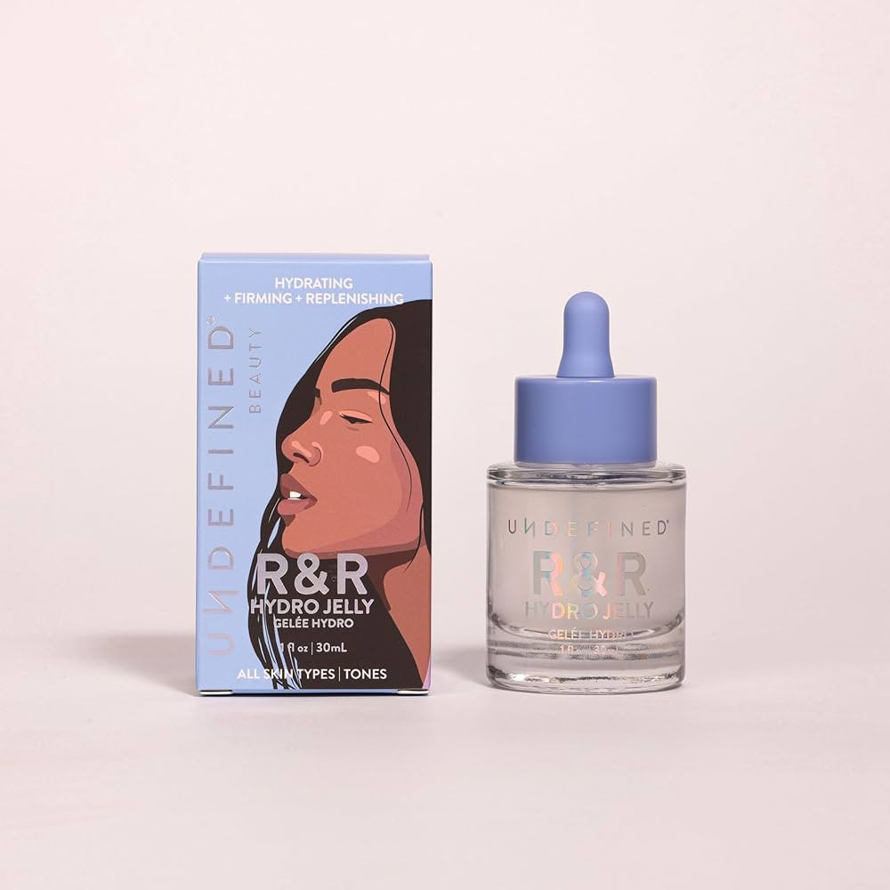 Undefined Beauty R&R Hydro Jelly Face + Eye Serum infused with Peptides, Hyaluronic Acid, Ashwaga... | Amazon (US)