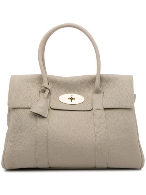 Mulberry pebbled-texture top-handle Tote - Farfetch | Farfetch Global