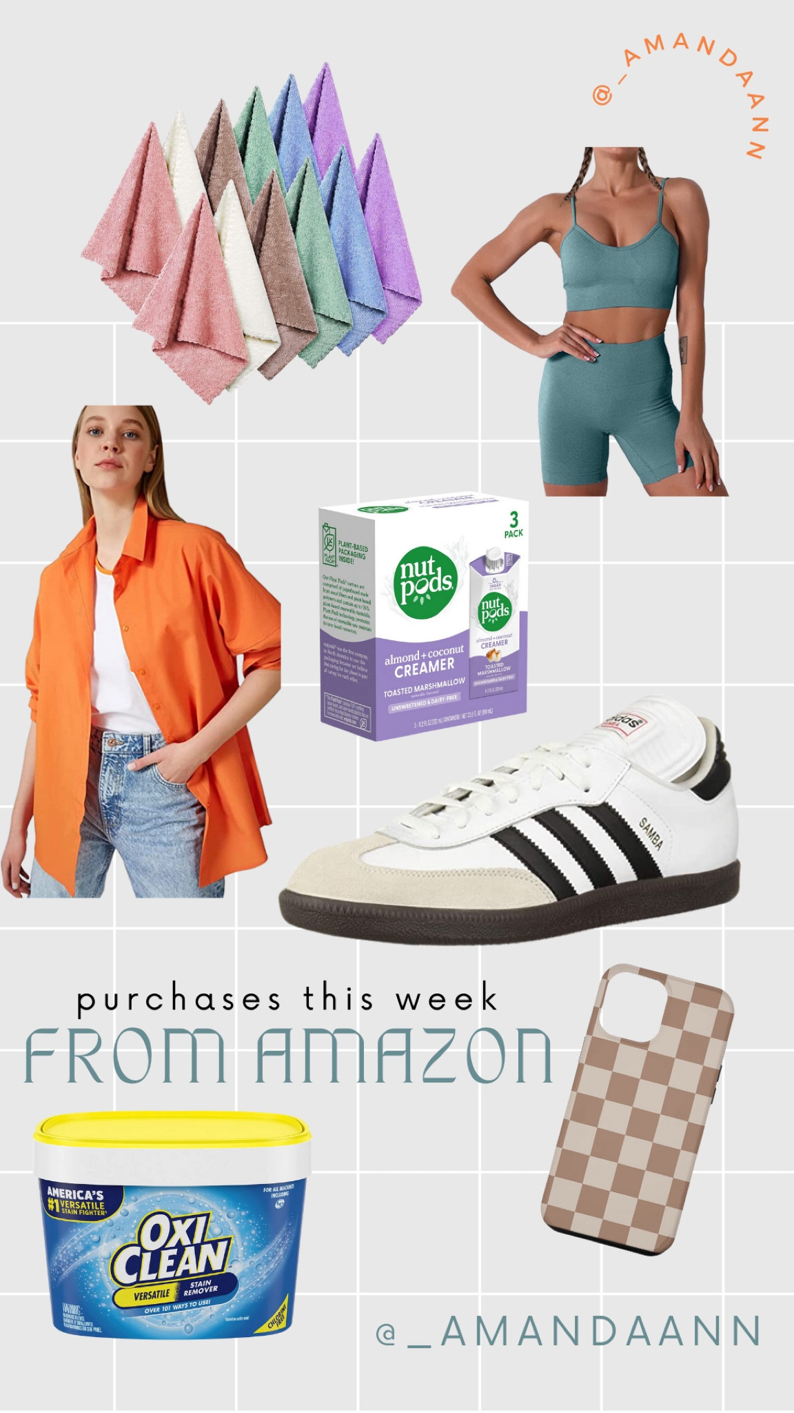 Amazon purchases this week!
i am 5’5 and a size 2/4 and I ordered a size s for the workout set, size L for the orange button up, and a size mens 6.5 (which is a women’s 8) for the adidas sneakers 💖🛍🌸

#LTKstyletip #LTKunder100 #LTKfit