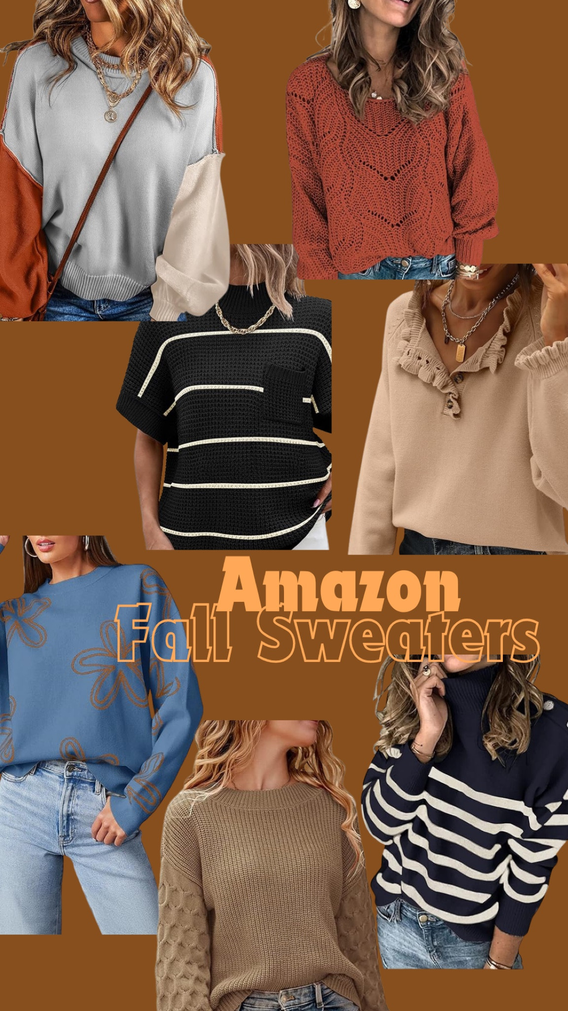 I can’t wait for the weather to turn so I can slip into these adorable sweaters from Amazon! 🤎

#LTKSeasonal #LTKWorkwear