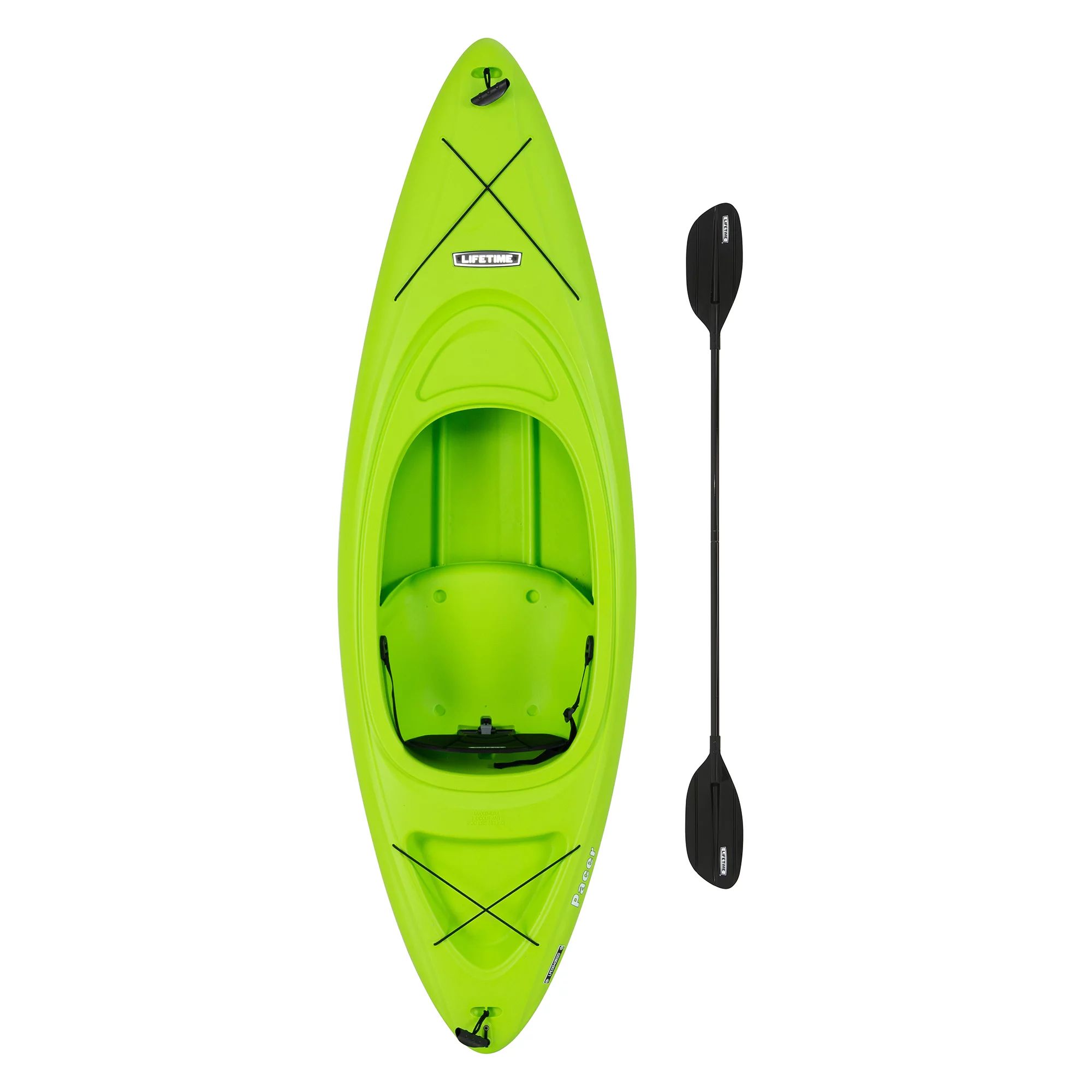 Lifetime Pacer 8 ft Sit-In Kayak (Paddle Included), Green | Walmart (US)