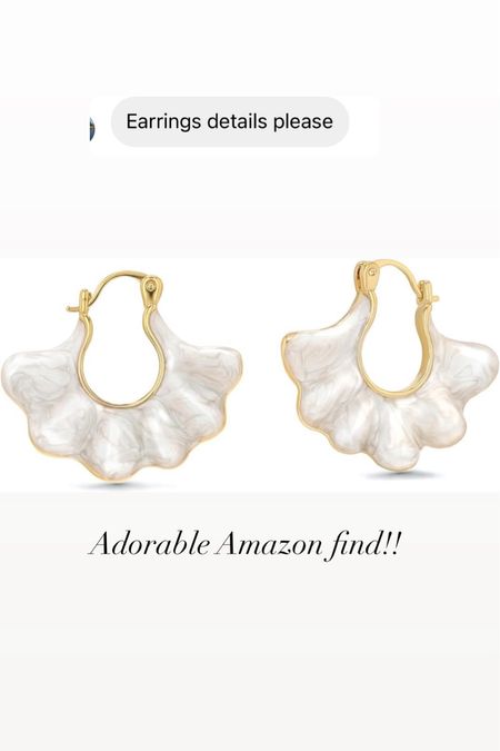 Adorable Amazon earrings 
Light and so beautiful 


#LTKfindsunder50 #LTKover40 #LTKtravel