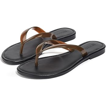 Flip Flops for Women Flat Sole Lightweight Thong Sandals Womens Minimalist Design Summer Beach Tr... | Amazon (US)