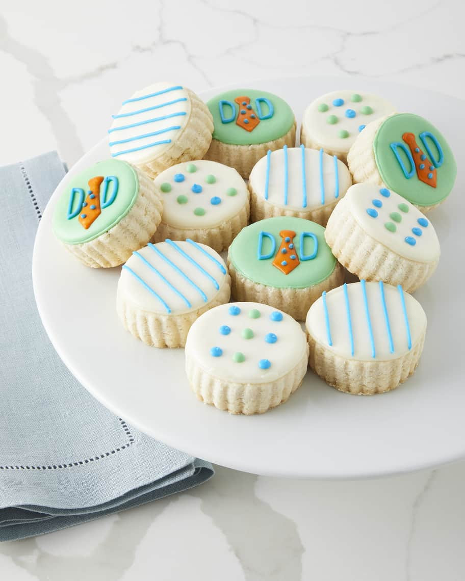 Le Gourmet Baking Father's Day Hand-Glazed Shortbread, 12 Count | Neiman Marcus