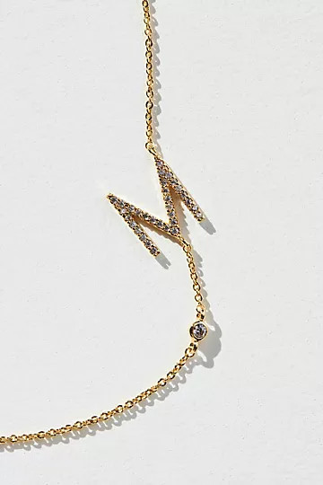 Delicate Monogram Necklace | Anthropologie (US)