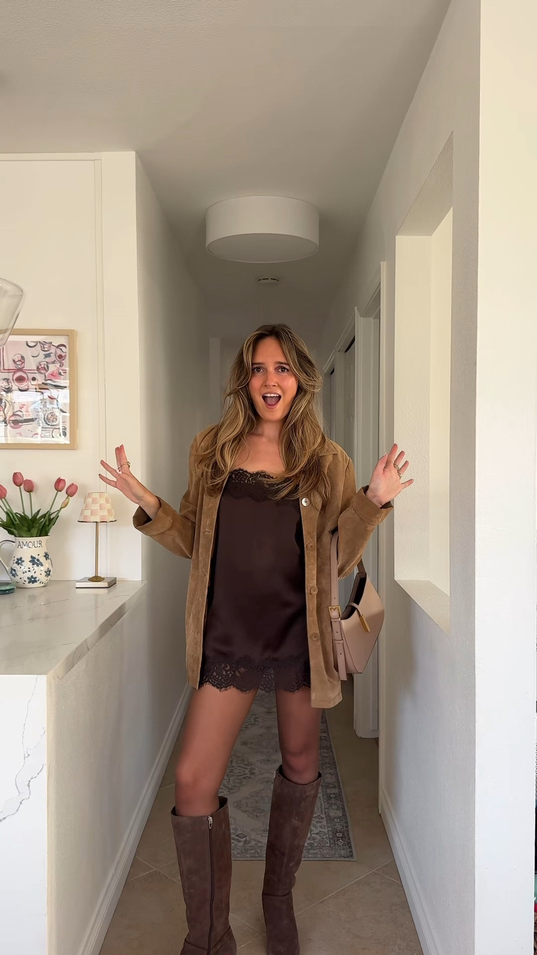 Wearing a small in the dress, and my jacket is thrifted on eBay! I found similar ones and linked them 💕 

#LTKStyleTip #LTKFindsUnder100 #LTKSeasonal