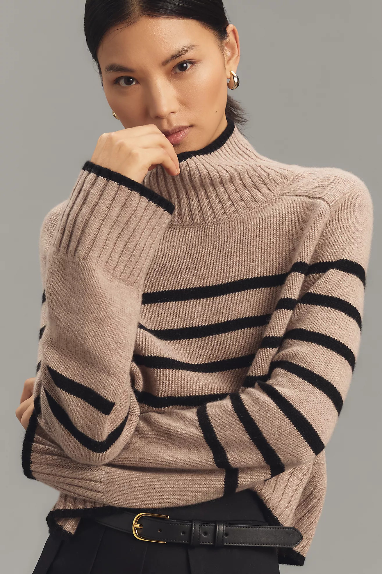 Reformation Brooke Cashmere Turtleneck Sweater | Anthropologie (US)