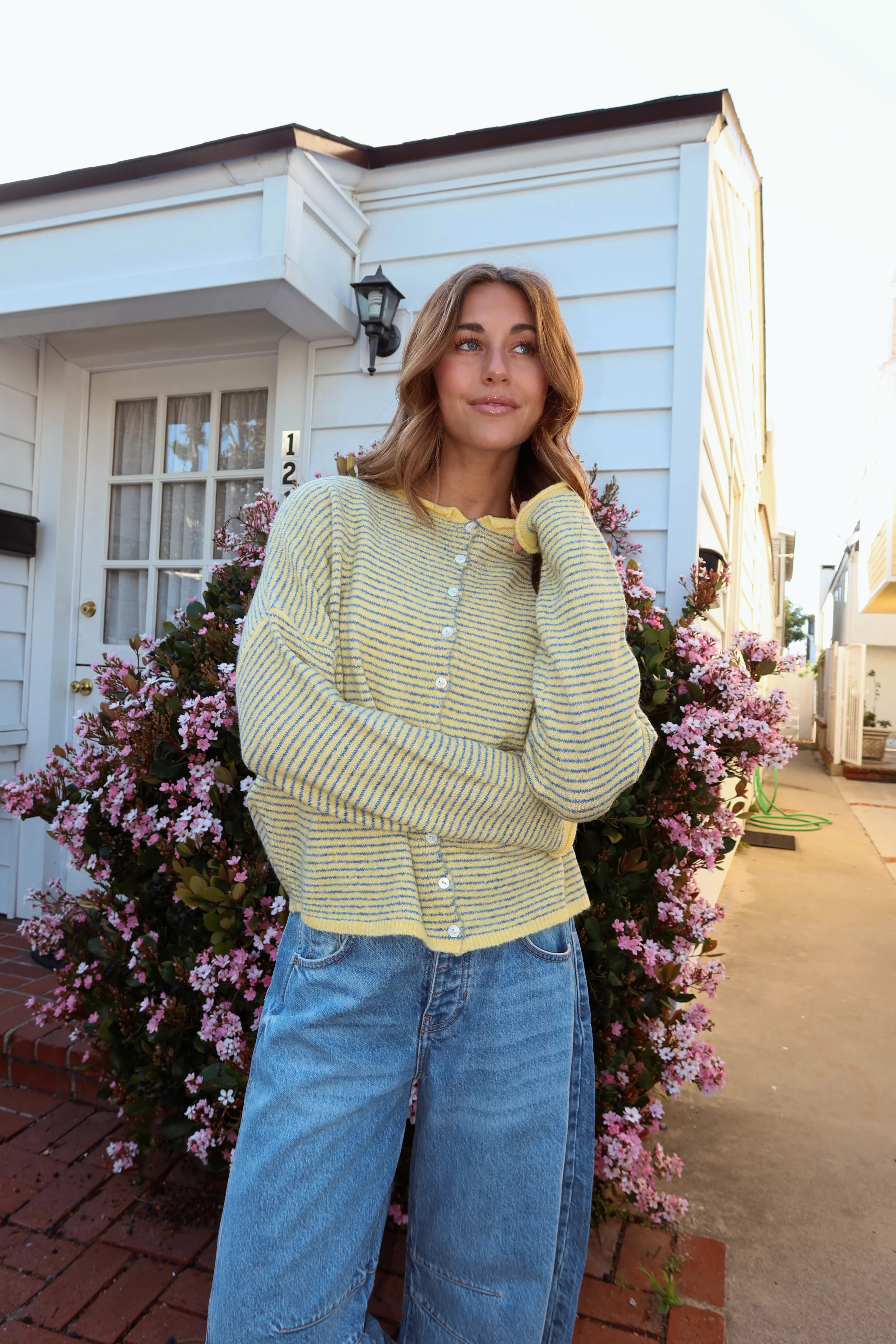 Stripe Piper Cardigan | Henly