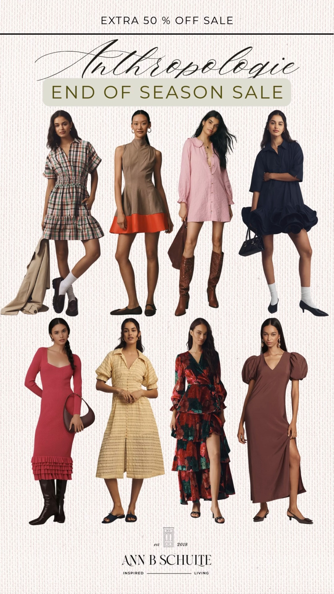 Anthropologie’s end-of-season sale just got even better with an extra 50% off sale styles. Chic finds and cozy favorites are calling your cart. ✨🛍️💃 #Anthropologie #LTKSale #EndOfSeasonSale #WinterStyle #ChicLooks #LTKHoliday #StyleInspo #OOTD #WardrobeRefresh #FashionFinds 

 #LTKootd #LTKSeasonal #LTKSaleAlert