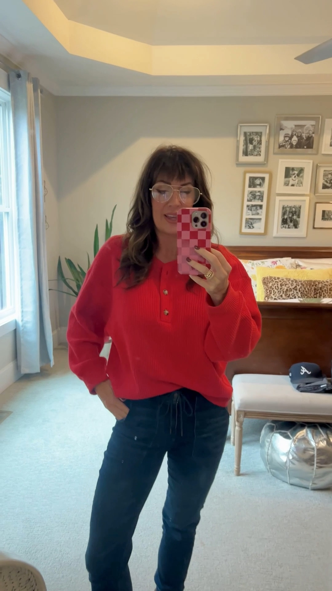 ❤️‍🔥These boxy Old Navy Henleys come in a bunch of shades and are a total steal! Wearing a medium bc I wanted it slightly roomy! 

#LTKStyleTip #LTKFindsUnder50 #LTKHoliday