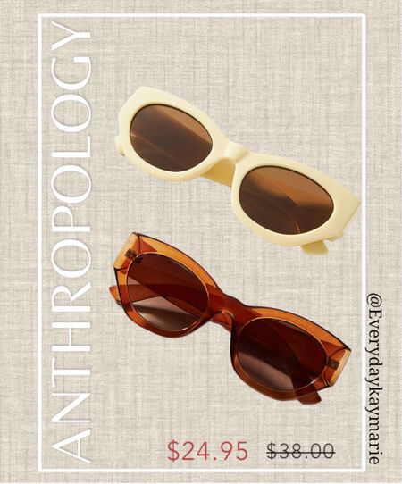 Super cute sunglasses on sale!! go grab a pair while the sale still lasts!!! 🕶️ could also make a great gift for Mother’s Day 💕

#anthropology #salealert #sunglasses #accessories 

#LTKGiftGuide #LTKSeasonal #LTKSaleAlert