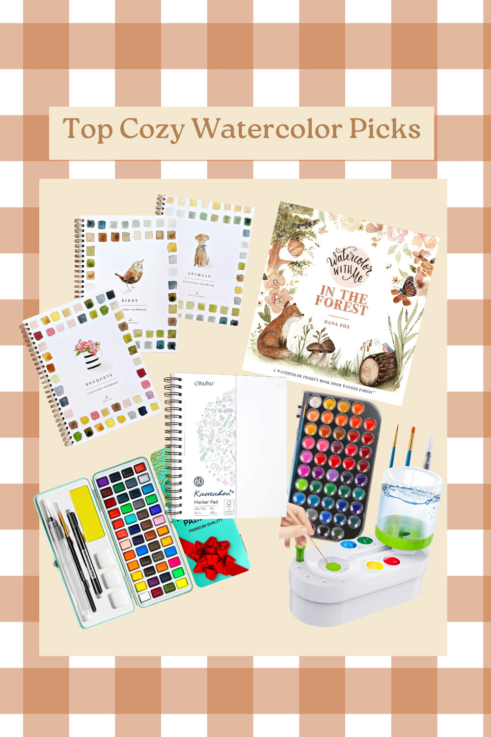 top cozy picks for the whimsical hobby that is watercolor! 🎨🤎 #watercolor #hobby #painting #fun #cozy #paint 

 #LTKSeasonal #LTKHome