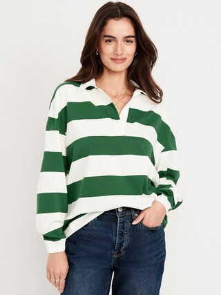 Oversized Rugby Polo | Old Navy (CA)