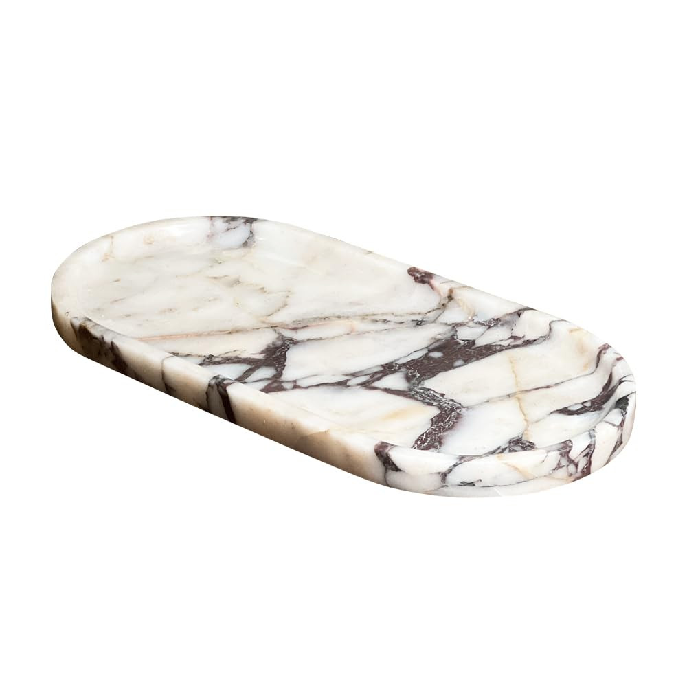 Natural Marble Tray, Coffee Table, Food, Fruit, Paper Cup, Cake Display, Coffee bar, Family Gathe... | Amazon (US)