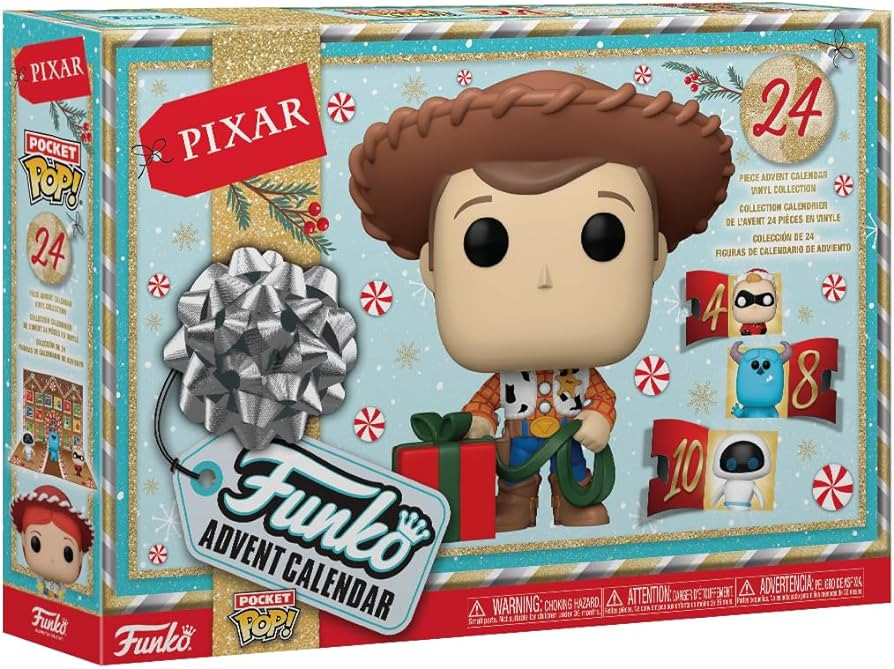 Funko Pop! Advent Calendar: Pixar 2024, 24 Pocket Pop! Vinyl Figures | Amazon (US)