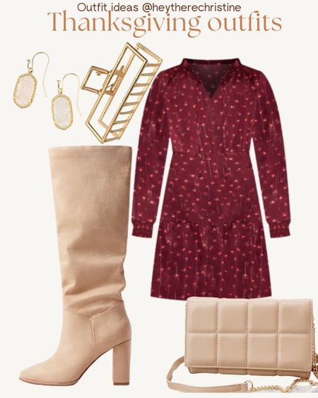 Thanksgiving outfit idea

Red dress
Long sleeve dress
Maroon dress
Fall dress
Gold accessories 
Neutrals 


#LTKunder50 #LTKSeasonal #LTKsalealert