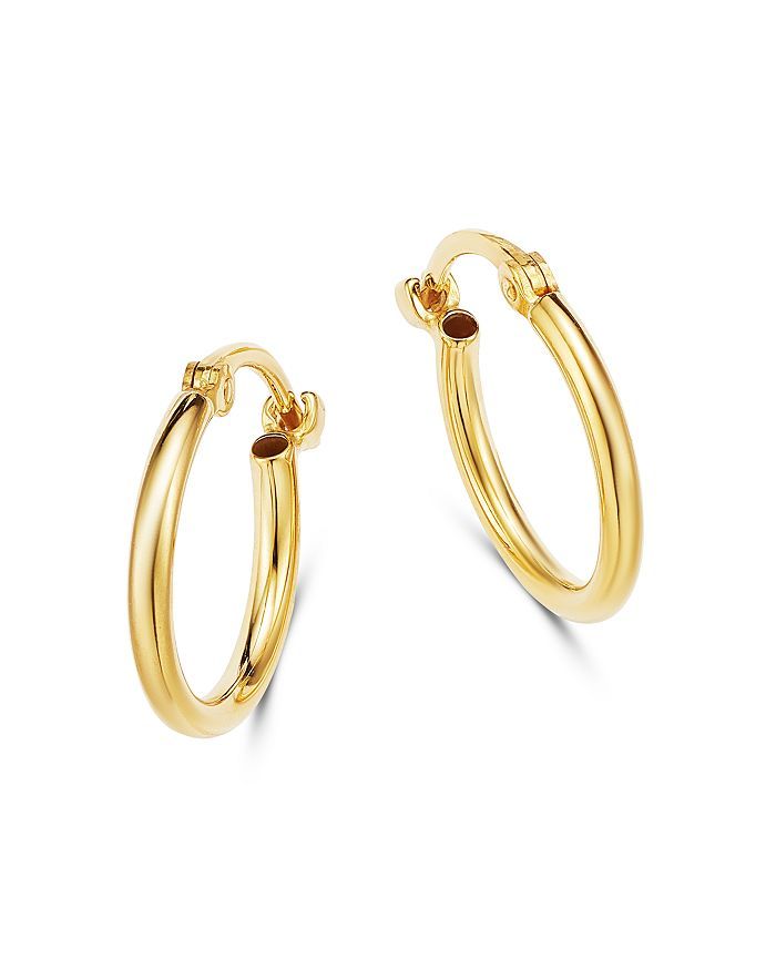 14K Yellow Gold Tiny Hoop Earrings - 100% Exclusive | Bloomingdale's (US)