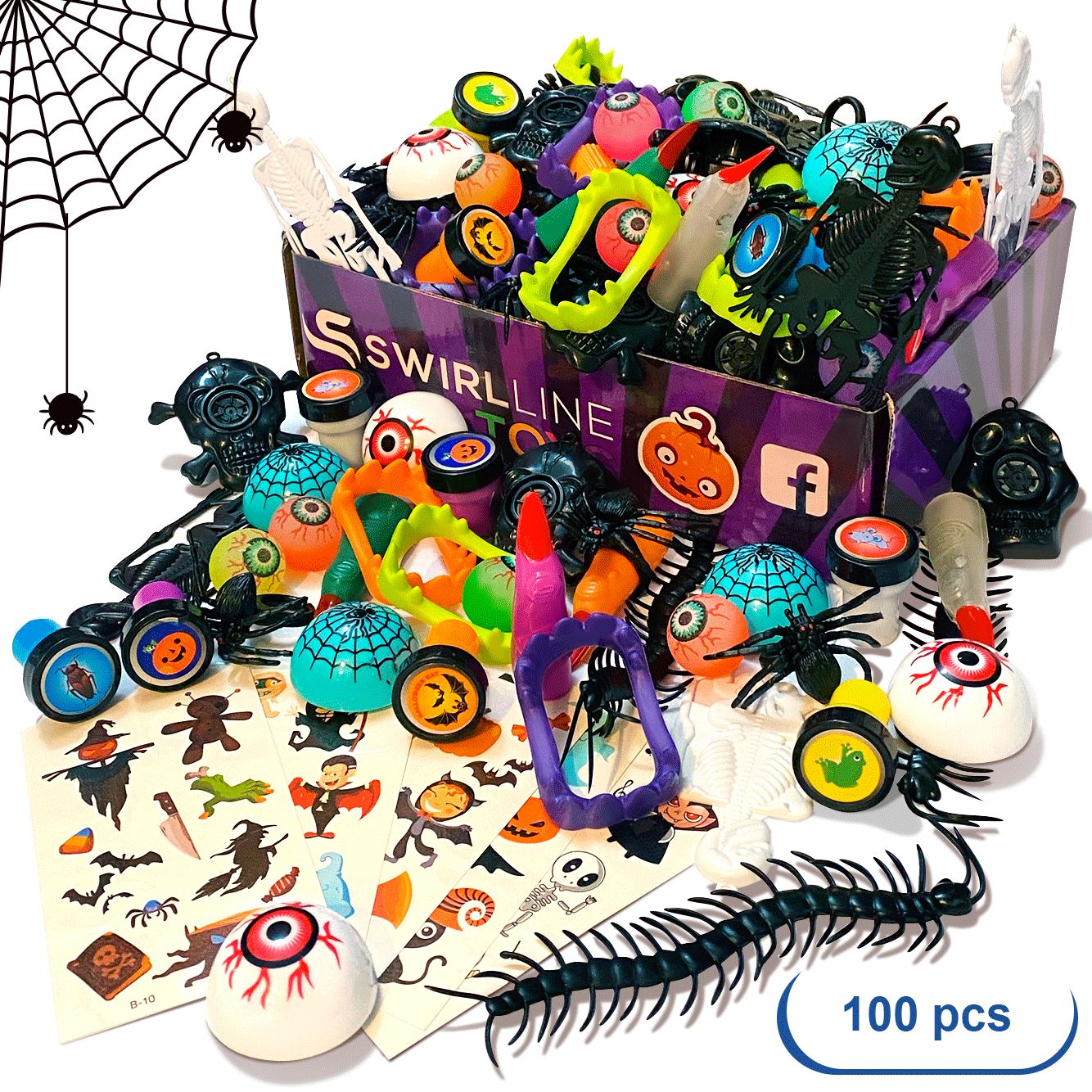 Halloween Party Favors - Pinata Filler Toy Assortment - Halloween Treats - Walmart.com | Walmart (US)