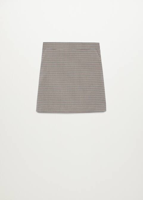 Check miniskirt | MANGO (UK)