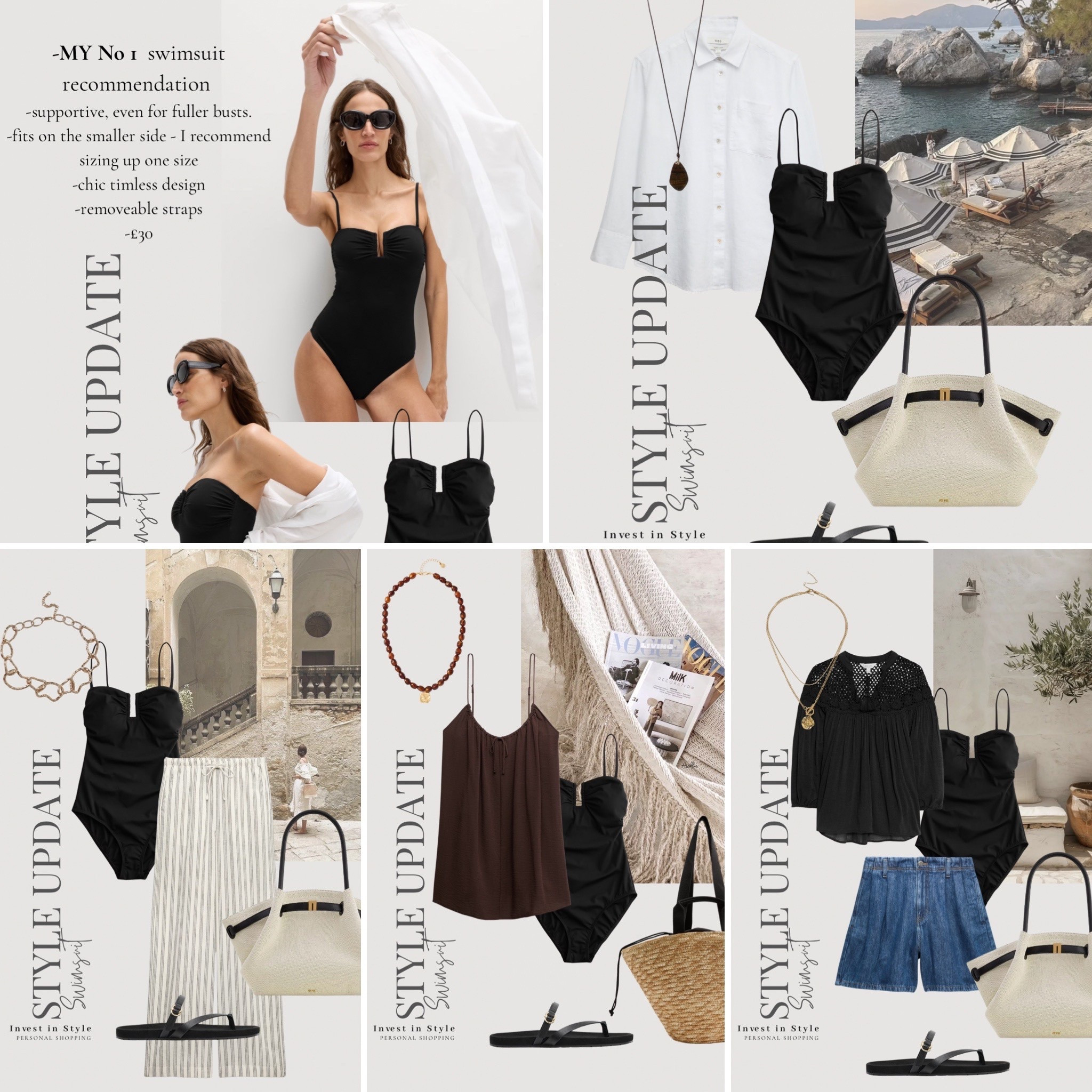 My number one swimsuit recommendation just now , a few ways to style it and a few further options … 

Swimsuit 
Holiday wardrobe 
Marks & Spencer 

#LTKstyletip #LTKswimwear #LTKtravel