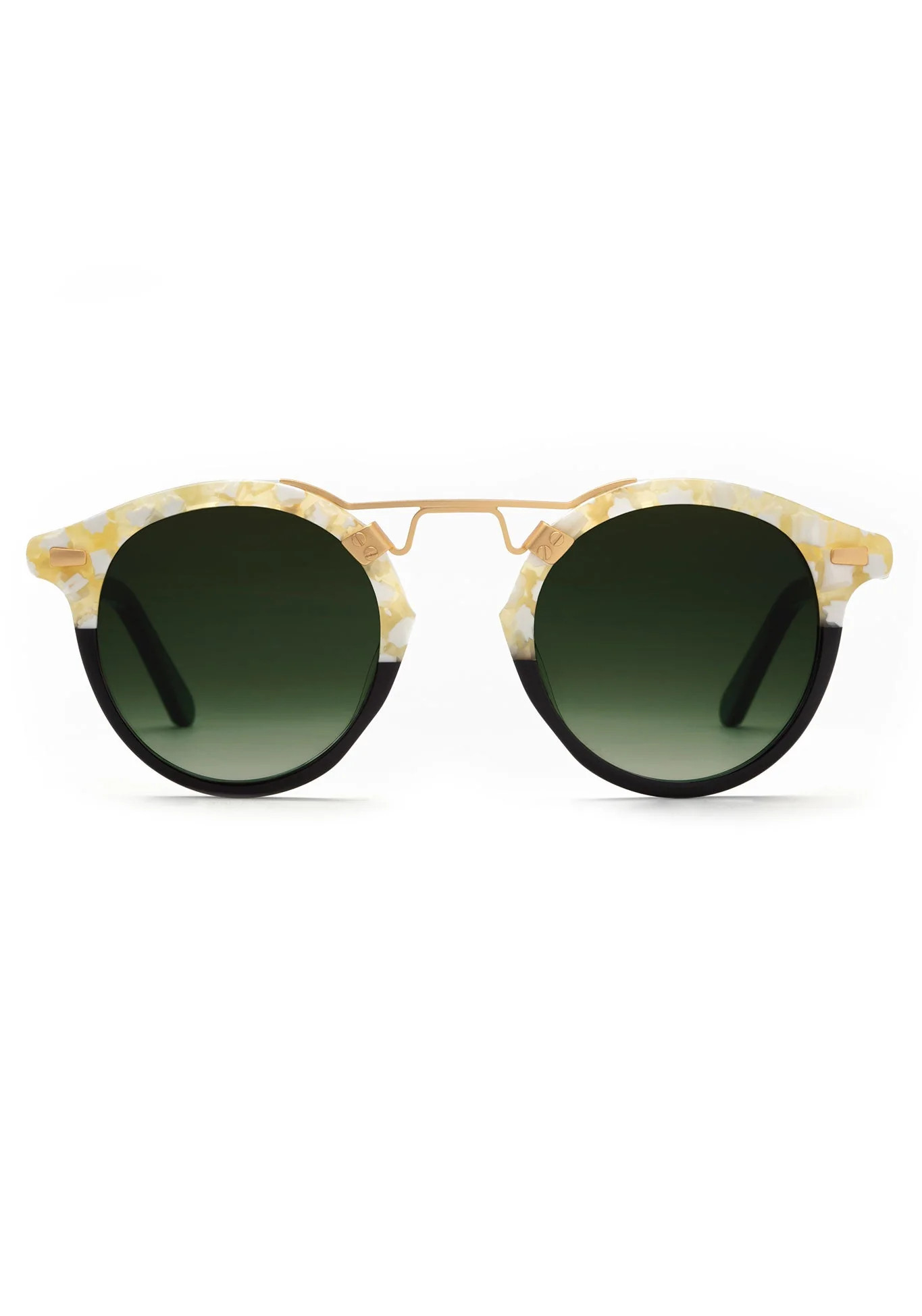ST. LOUIS CLASSICS | Limón to Black 24K | KREWE Eyewear