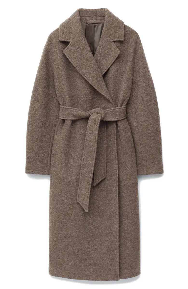 Belted Wool Wrap Coat | Nordstrom
