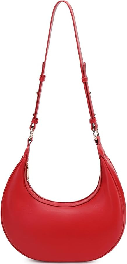 Women's Carly Saddle Bag Shoulder Bags for Women Cute Hobo Tote Handbag Clutch Purse with Zipper ... | Amazon (US)