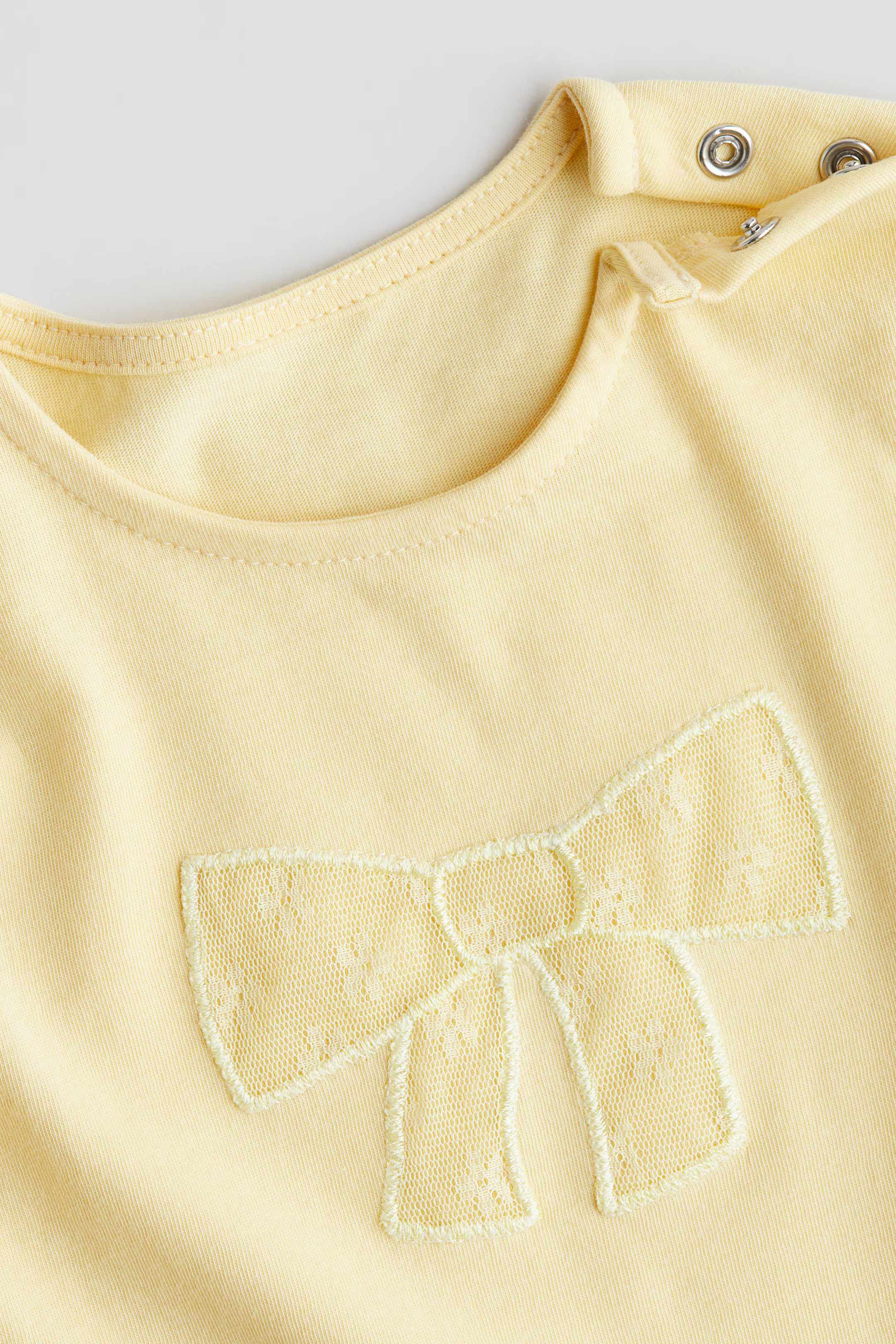 Appliquéd Cotton Top | H&M (US + CA)