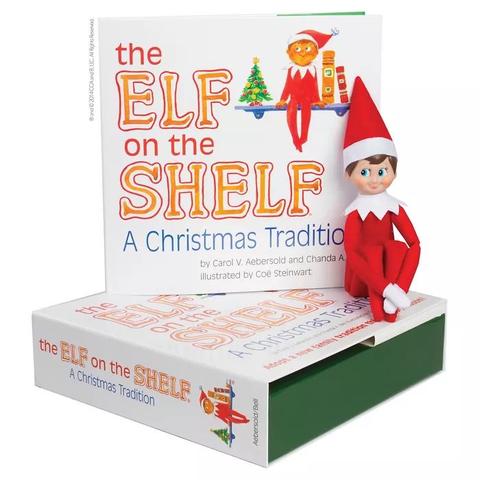 The Elf on the Shelf: A Christmas Tradition with Light Skin Tone Boy Scout Elf | Target