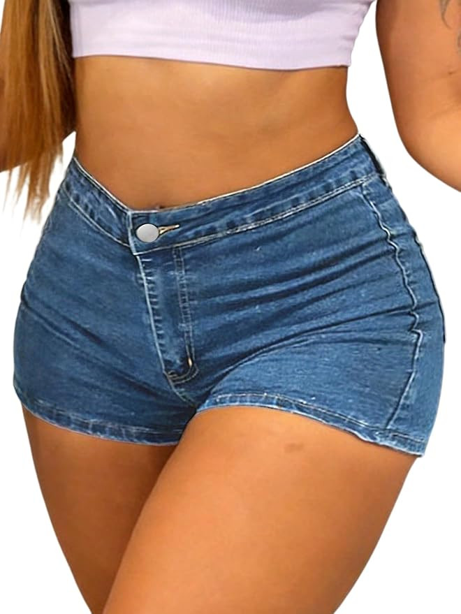 Denim Shorts for Women Summer Jean Shorts | High Waisted, Stretchy, Butt Lifting, Sexy, 2026 Tren... | Amazon (US)